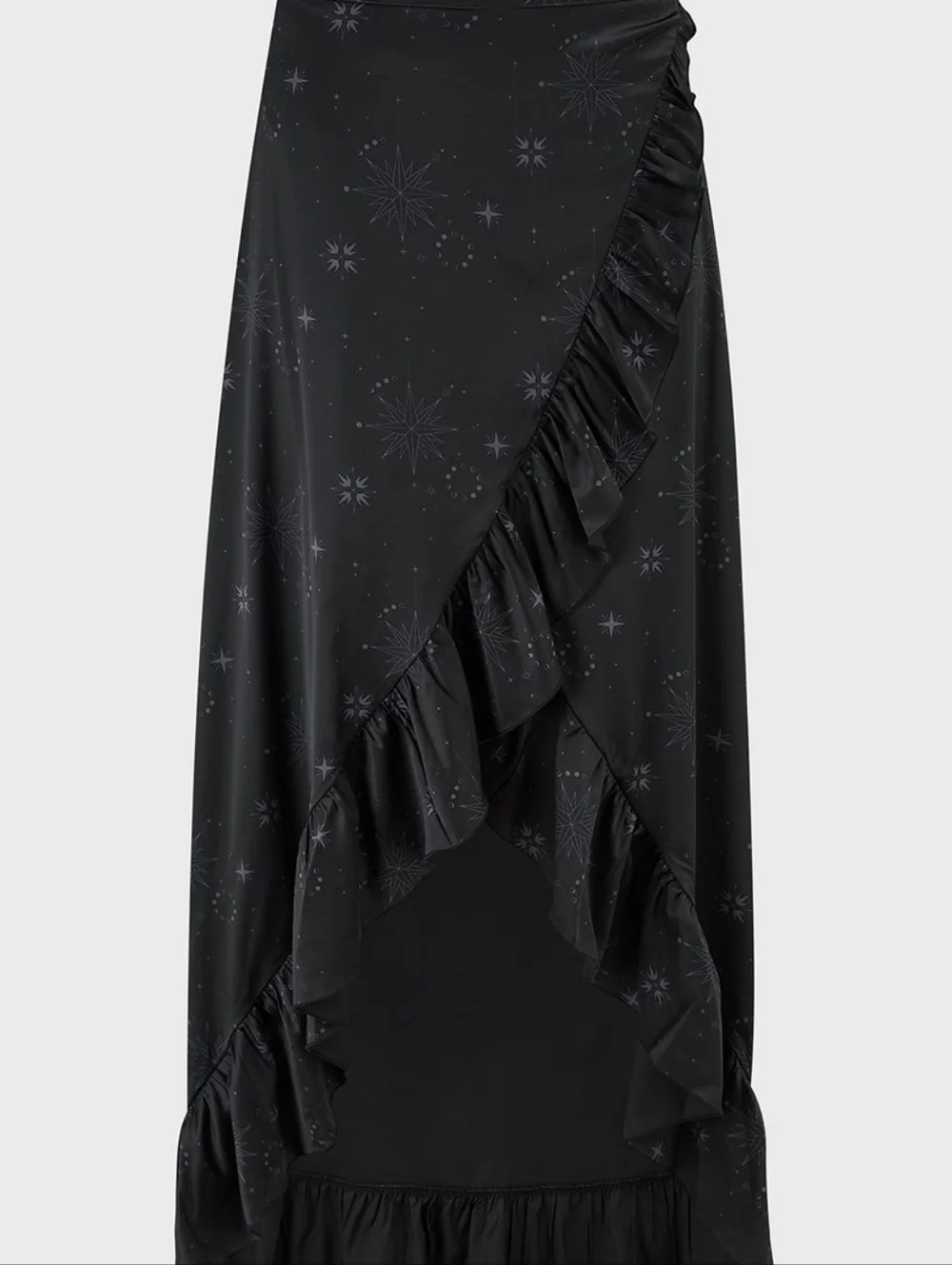 KILLSTAR Starveil Skirt Large Astrolgical Print Maxi Skirt Whisimigoth Nwt - Picture 2 of 4